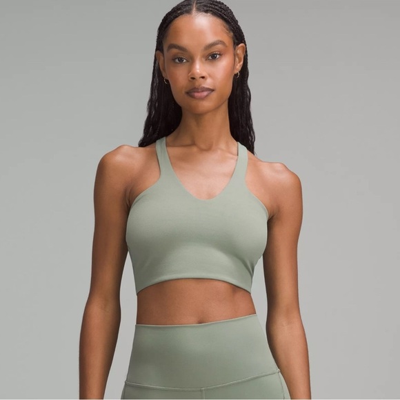 LULULEMON Bend This V and Racer Bra Light Support Sz Small - Picture 1 of 6